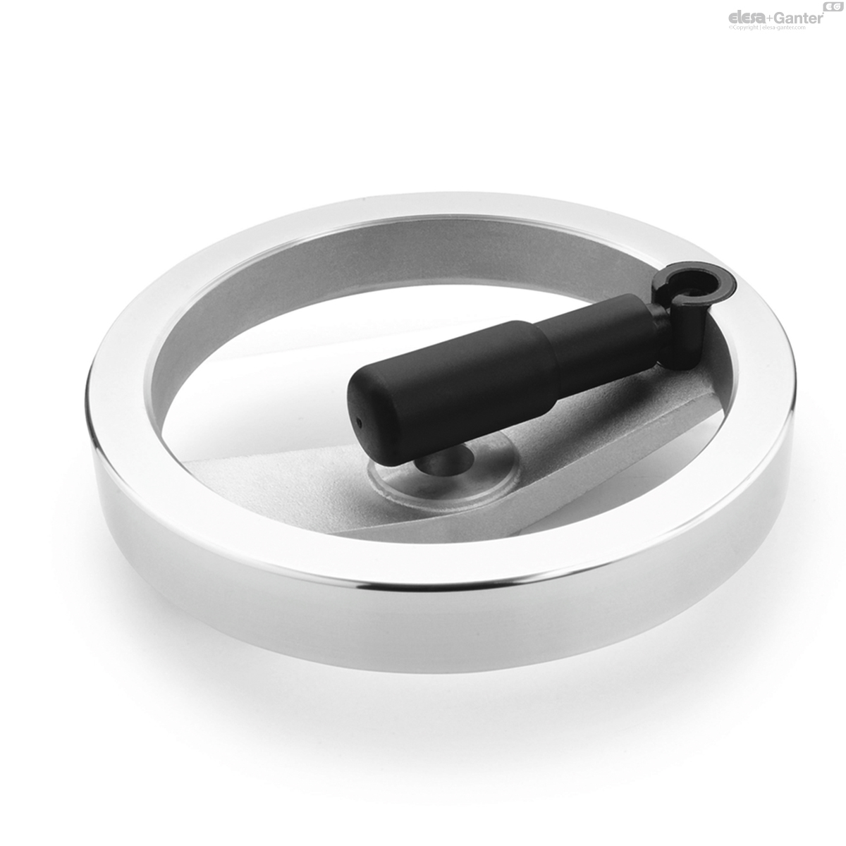 GN 322.3-B Handwheels with Retractable Handle Without keyway