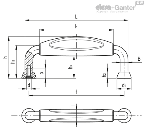 Mmt Handles For Heat Insulation Elesa Ganter