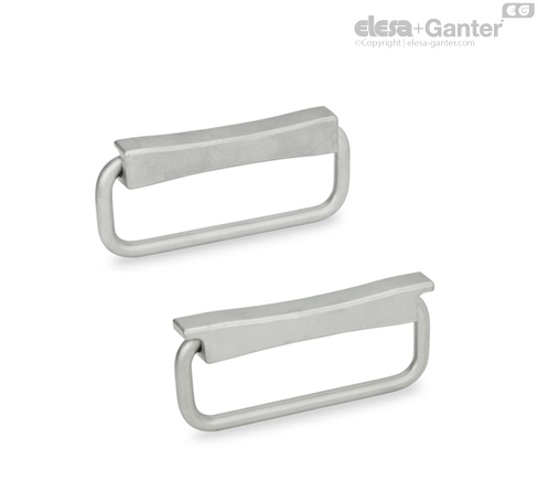 GN 425.9-A Folding Handles Mounting from the back with thread