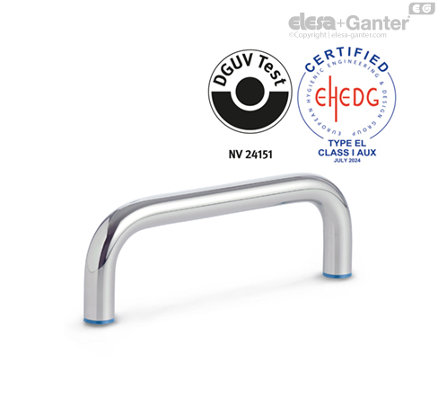GN 429-PL Cabinet U-Handles Polished finish | Elesa+Ganter