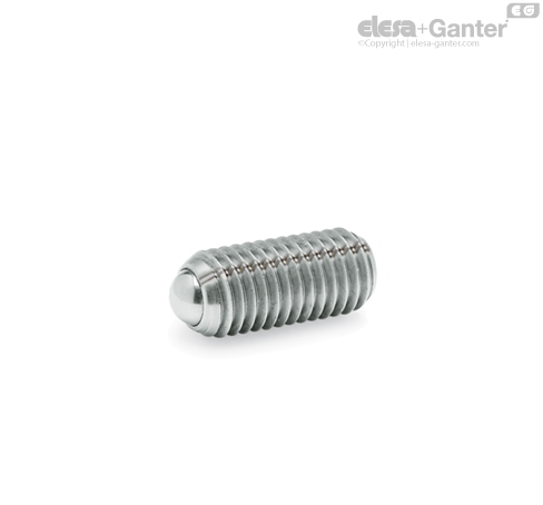 GN 615.3-KSN Spring Plungers Stainless steel, high spring load