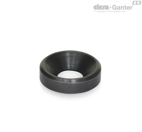 GN 6341-ST-B Washers Steel, with bore for countersunk screw