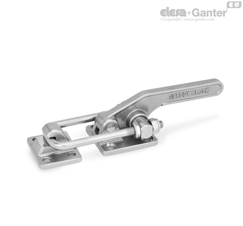 GN 852-NI Latch Type Toggle Clamps Stainless steel