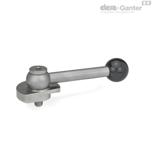 GN 918.7-GV Clamping Bolts with Threaded Bolt | Elesa+Ganter