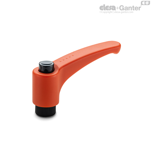 ERX-B Adjustable handles Brass boss, threaded hole