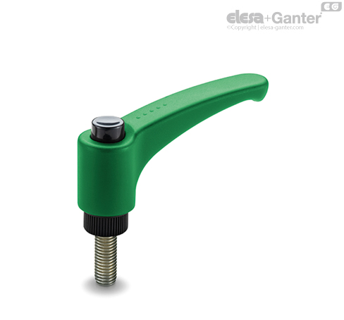 ERX-SST-p Adjustable handles Stainless steel threaded stud