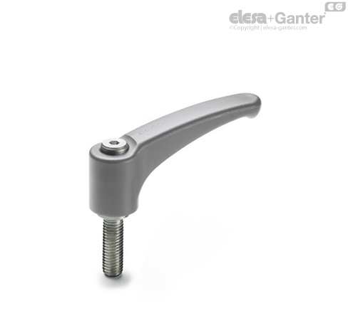ERZ-SST-p Adjustable handles Stainless steel clamping element