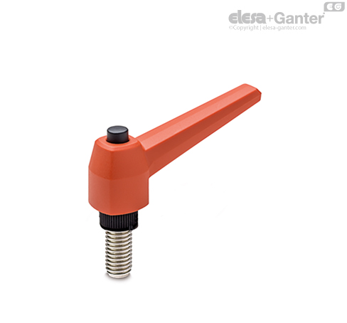 MRX-SST-p Adjustable handles Stainless steel threaded stud