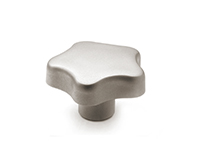 GN 5334 Star Knobs with Threaded Bushing, Stainless Steel