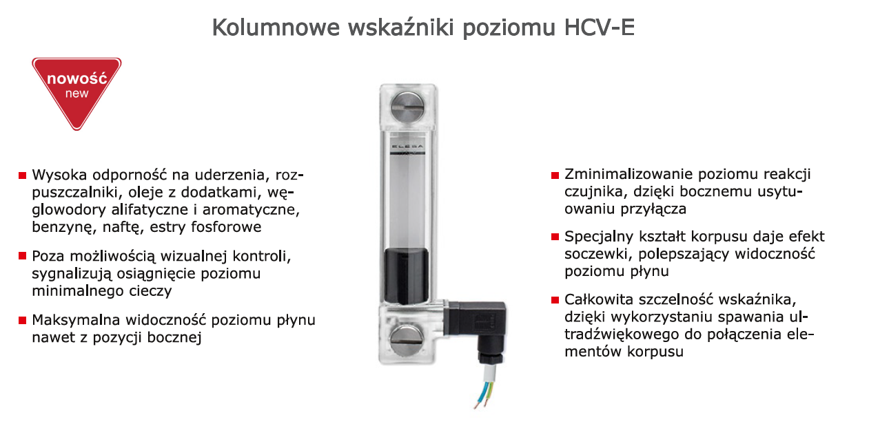 HCV-E kolumnowe wskazniki poziomu