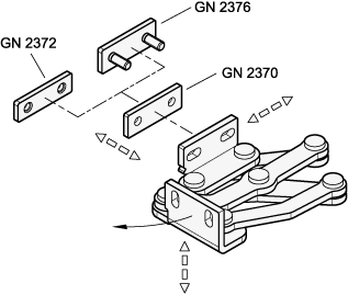 Opcje regulacji i mocowania zawiasow GN 7237